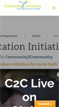 Mobile Screenshot of community2community.info